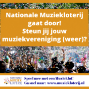 Nationale Muziekloterij gaat door