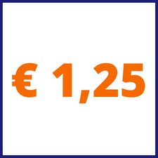 Geldprijs 1 euro 25