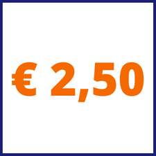 Geldprijs 2 euro 50