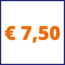 Geldprijs 7 euro 50