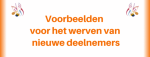 Werving deelnemers Muziekloterij
